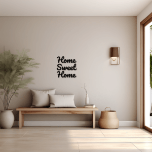 Premium 'Home Sweet Home' Wooden Wall Sign - Cozy Home Decor